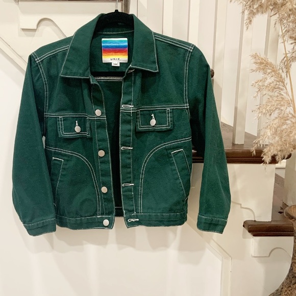UNIF Jackets & Blazers - Unif Cropped Denim Jacket🌲